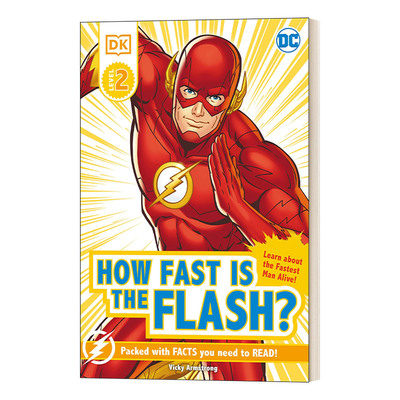 DK Readers level 2 DC How Fast Is The Flash? 闪电有多快?进口原版英文书籍