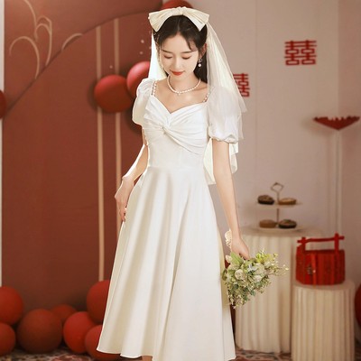 2025夏季新款小个子晚礼服裙