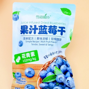 雪海梅乡果汁蓝莓干果脯蜜饯果干酸甜水果干小包休闲年货零食食品