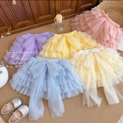 女童夏季甜美可爱半身tutu裙cp15441