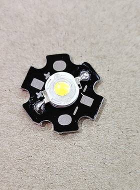led灯板大功率1W/3W/5W正白圆形灯芯灯板3V/5V机床工作灯led灯板