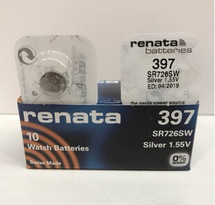 瑞士原装renata 纽扣电池 397 SR726SW swatch 手表 氧化银电池