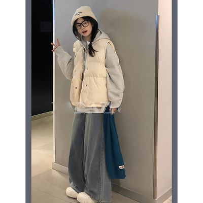 少女孩秋冬卫衣马甲长裤三件套潮