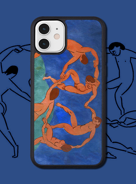 马蒂斯舞蹈复古iPhone12Pro/XS MAX文艺美术生适配苹果1311手机壳