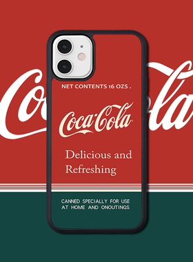 潮牌可口百事可乐撞色个性适配iPhone11Pro MAX苹果XS/XR/8手机壳17Air防摔16Pro可口可乐15华为Mate70手机套