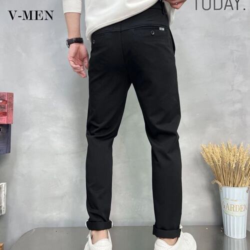 vmen威曼长裤潮流时尚小直筒