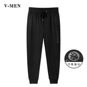 束脚裤 男潮流修身 免烫中腰休闲长裤 VMEN威曼秋冬厚新款 男装 K126