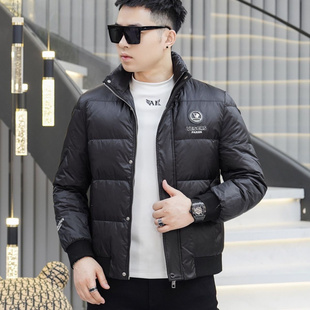 VMEN威曼2025冬季新款男士立领羽绒服休闲时尚帅气保暖90绒外套潮