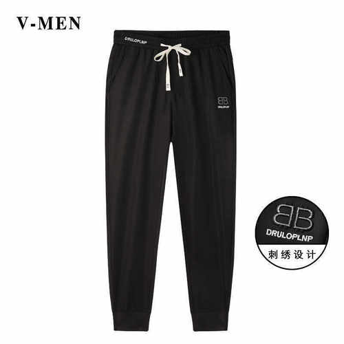 男装针织长裤卫裤VMEN修身潮流