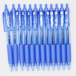 比克(BIC) 924超顺滑按动式签字圆珠笔0.5mm 12支装