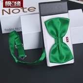 舞台表演出 煲呔bow tie男女休闲正装 团体大合唱草绿色蝴蝶领结