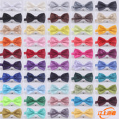 bow 蝴蝶领结 婚礼服伴郎合唱团衬衫 tie 男女黑色酒红色商务正装