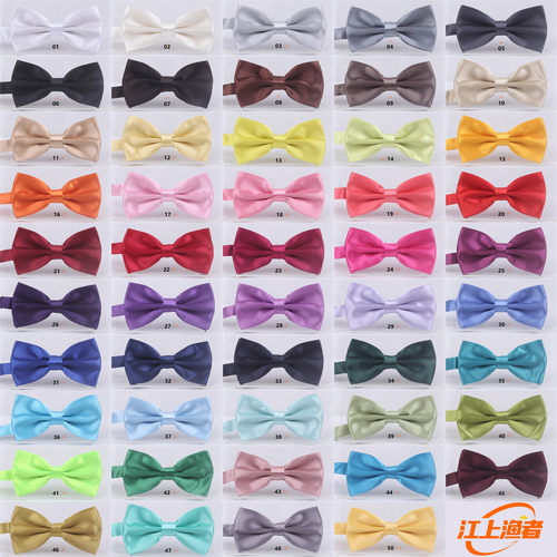 bow tie 男女黑色酒红色商务正装婚礼服伴郎合唱团衬衫蝴蝶领结