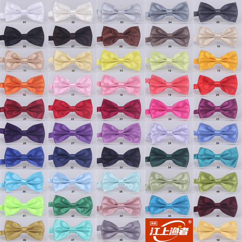 职业舞台大合唱男女兄弟伴郎团体婚礼衬衫蝴蝶结煲呔领结 bow tie