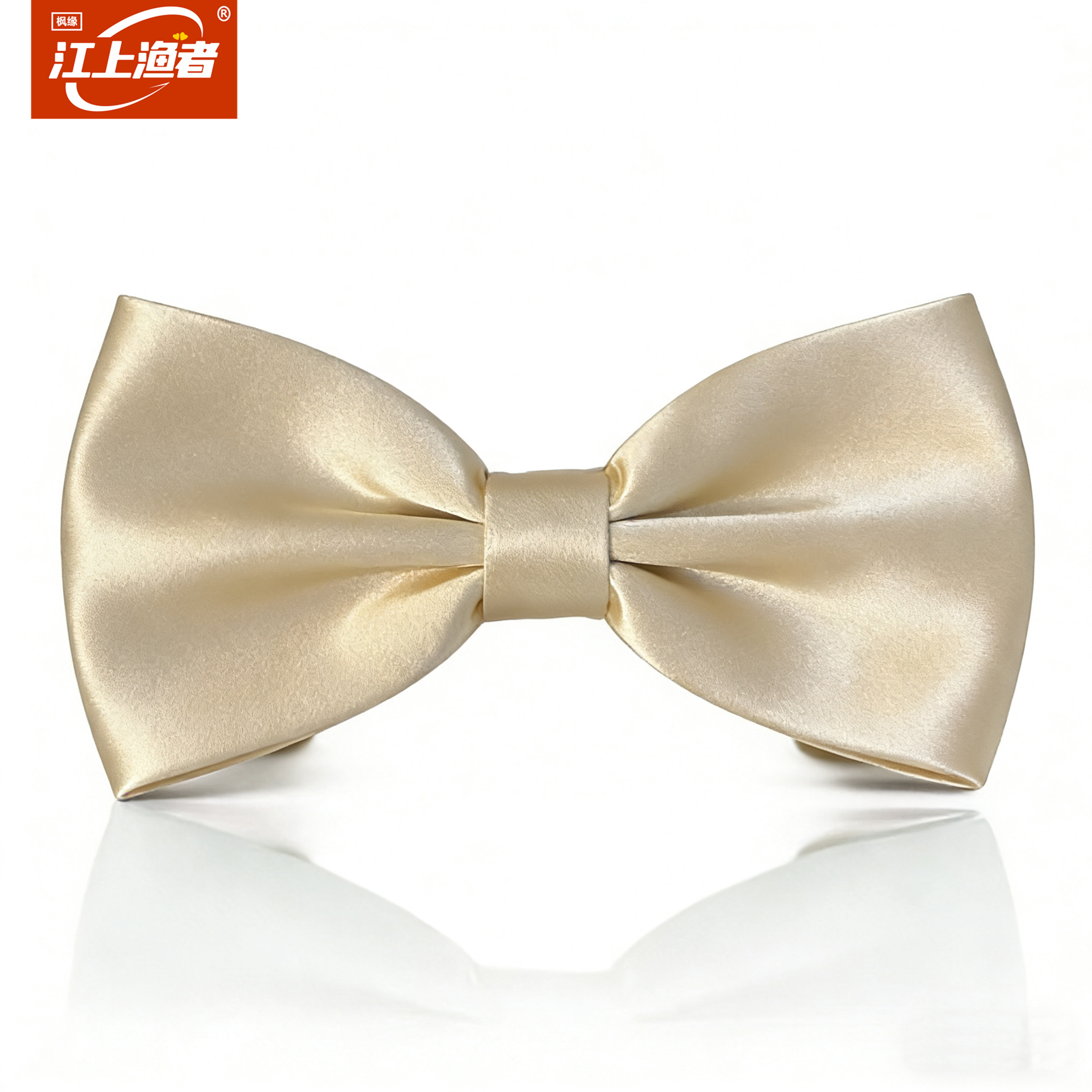 职业舞台大合唱男女浅金色驼色黄色衬衫蝴蝶结煲呔领结 bow tie