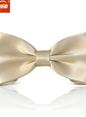 职业舞台大合唱男女浅金色驼色黄色衬衫蝴蝶结煲呔领结 bow tie