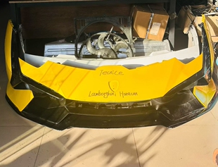 兰博基尼Huracan前杠总成Tecnice大包围前唇前铲前铲原装 纯拆配件