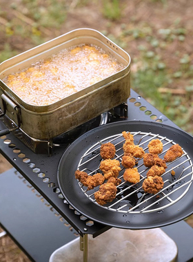 柯曼圆形微波炉空气炸锅底网W27不锈钢304烤肉篦子厨房沥油网蒸网