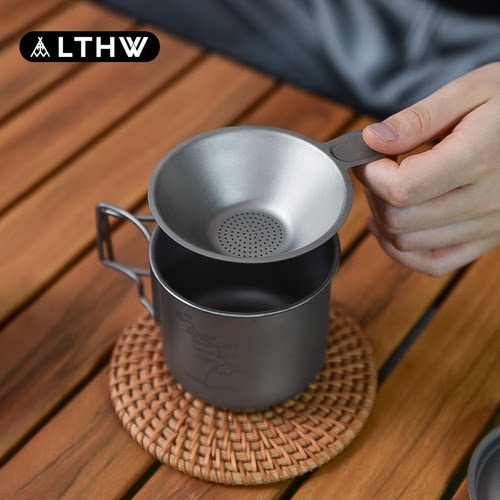 LTHW旅腾纯钛茶漏茶滤滤茶器超细茶叶滤网茶隔公道杯高档过滤网