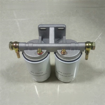 CX0710 双杯双联柴油滤清器铝座改装总成 滤芯630-1105030 FF5484