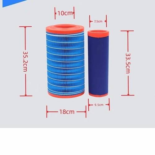 YK1836U空气滤芯K1835PUD7327适配凯雪豹/远山/劲工挖机CC3100080