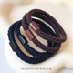 高弹力头绳2023新款 编织橡皮筋女扎头发发绳耐用皮套简约发圈皮套