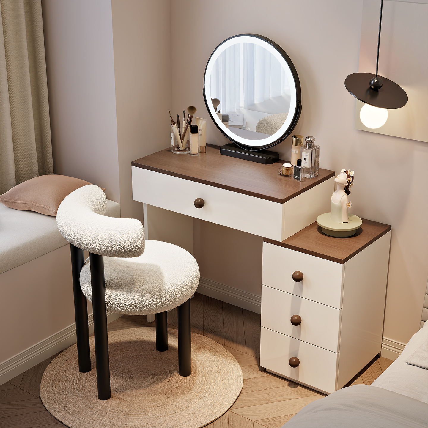 小户型梳妆台卧室现代简约斗柜