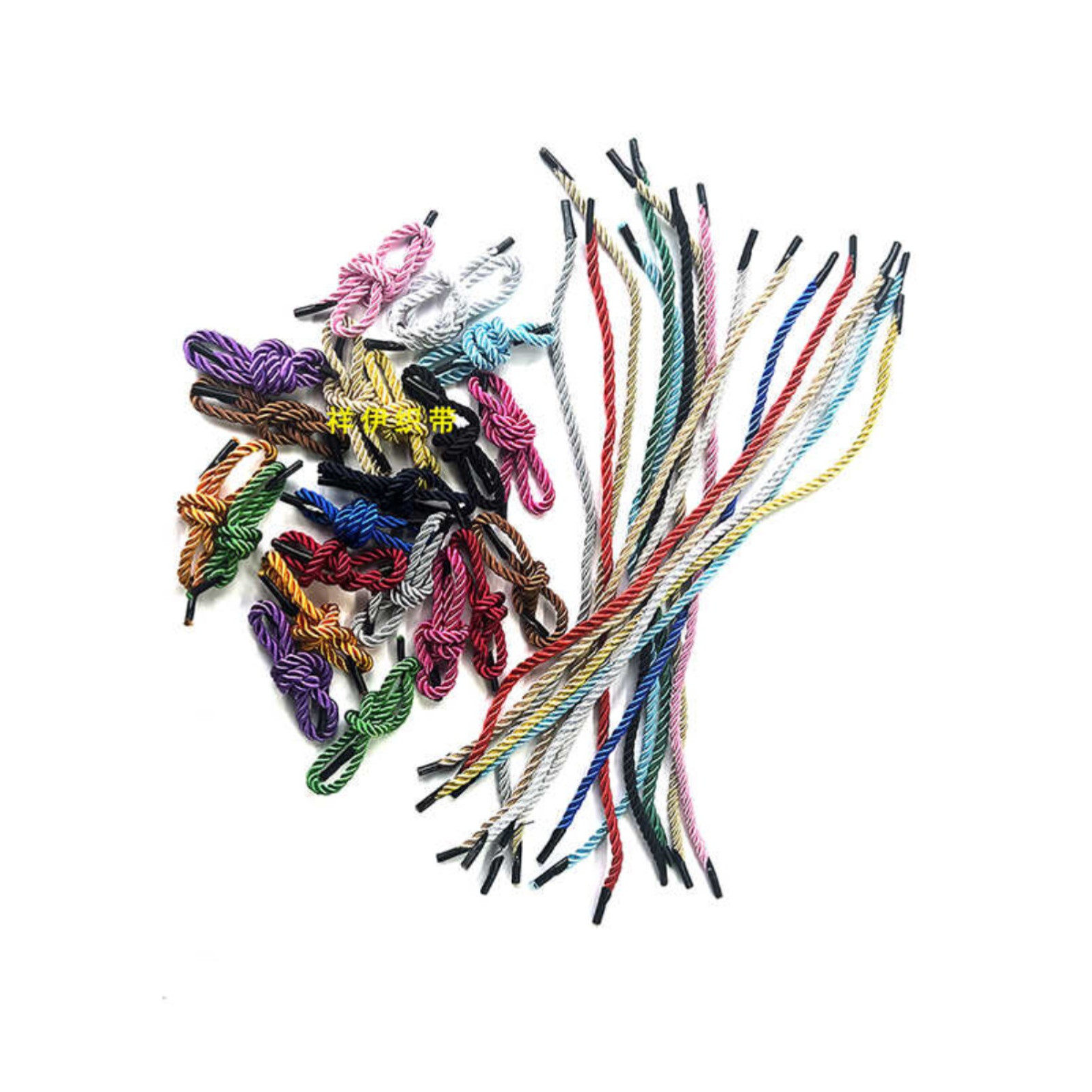 2024新款金色礼品袋三股提绳手提纸盒纸袋大红装饰绳纸袋提绳拎绳,居家布艺,绳子,淘宝优惠券,粉丝福利购,淘宝优惠卷