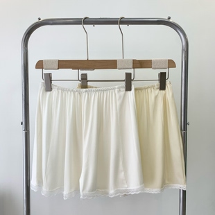 打底裤 宽松安全裤 防走光真丝裤 时尚 多色新款 蕾丝裤 100%桑蚕丝短裤