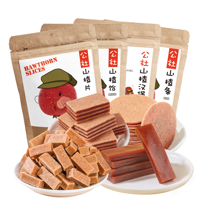 沂蒙公社山楂条片糕不添加天然山楂儿童纯手工零食散装袋装无糖精