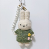 米菲兔卡通兔子玩偶公仔挂件钥匙扣包包挂饰女友闺蜜礼物 成品