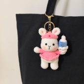 护士兔子玩偶手作书包挂件卡通小白兔桌面摆件钥匙扣挂饰送礼物