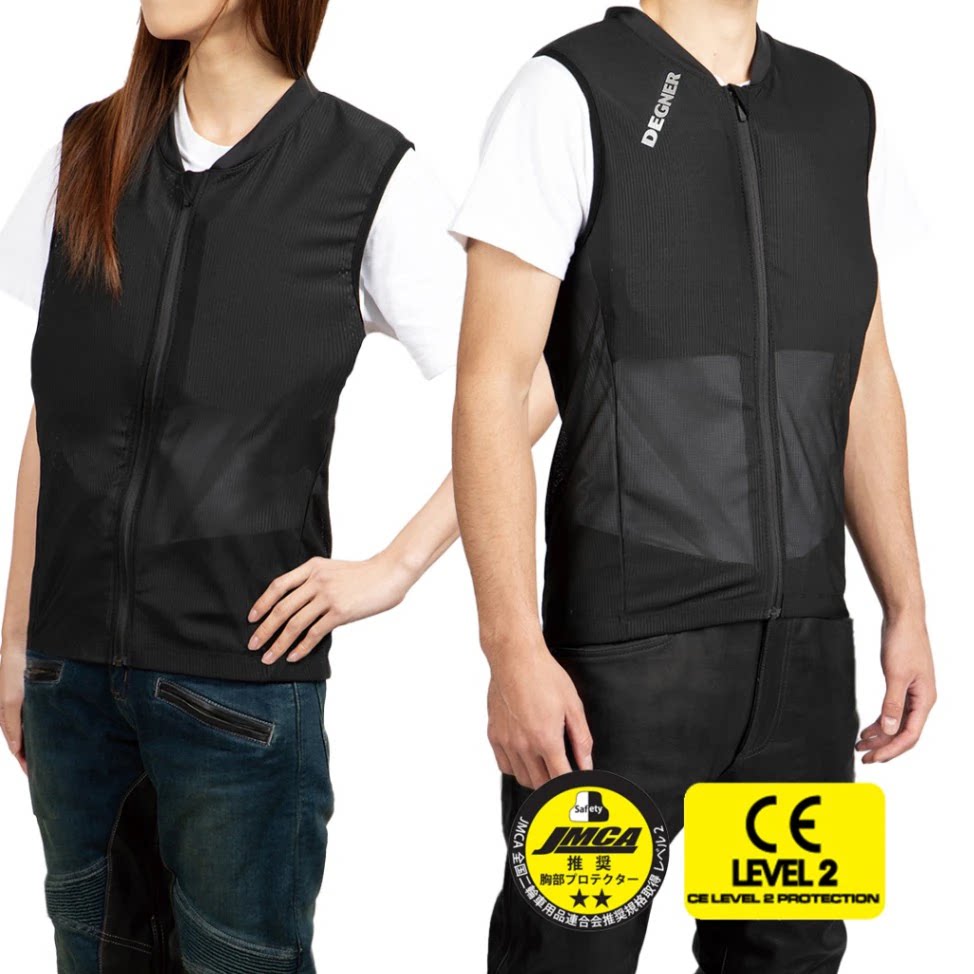 DEGNER夏季骑行服 摩托车护甲衣 男女机车透气防摔 气流服