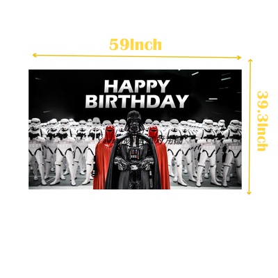 海外星球大战生日蛋糕背景布置