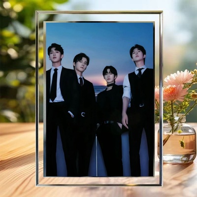 Desire4垂涎江衡李培恩邱鼎杰黄星周边定制玻璃水晶相框桌面摆台