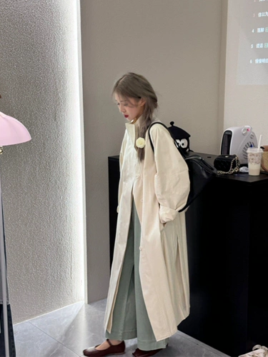 Плащ, демисезонная японская куртка, 2024 года, подходит для подростков, изысканный стиль