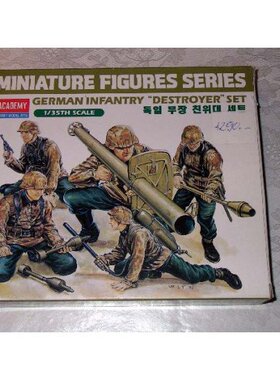 爱德美 1370 1/35 德国 反坦克 小组 RPzB火箭筒 铁拳 火焰喷射器