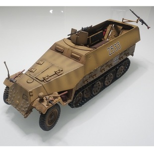 FOV 半履带 德军 装 SdKfz.251 运兵车 沙漠涂装 甲车