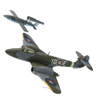 狗仔 Corgi AA27403 1/72 英国 流星 F1 战斗机 拦截 德国 V1飞弹