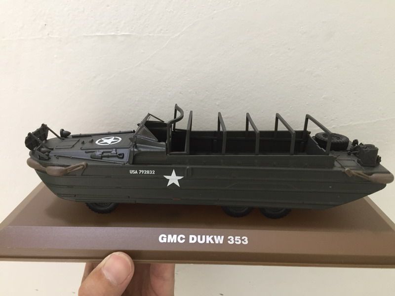 ixo atlas 1/43 美军 gmc dukw 353 水鸭子 水陆 两栖 装甲车