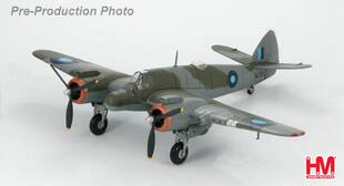 HM 收藏家 HA2304 1/72 英国 英俊战士 夜间 战斗机