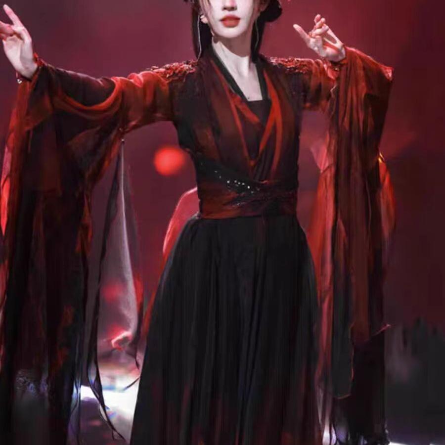 古典舞蹈服鞠婧祎落同款