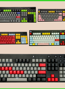 质保三年/罗技G610键帽透光PBT材质抗打油磨砂GPROXG512C机械键盘