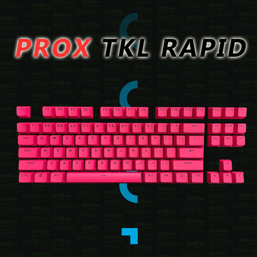 罗技PROXTKLRAPID键盘键帽红色