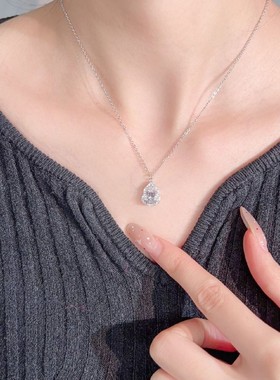 零尚新款葫芦项链女微镶锆石高级感时尚百搭吊坠环保电镀项饰