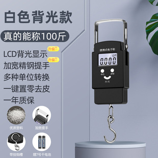 电子称家用迷你手提秤电子秤公斤称重秤食物手提弹簧称克重称