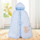 宝宝披风斗篷可脱胆春秋冬季 加厚保暖婴儿外出服男女宝宝披肩外套