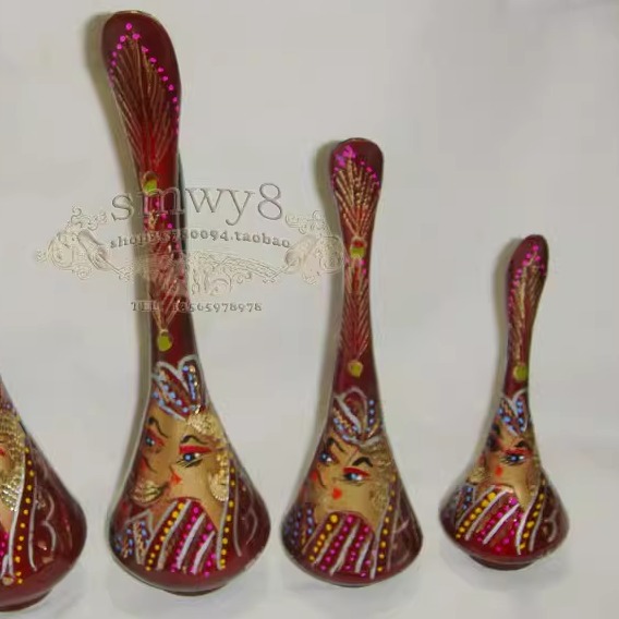 人物一枝花 巴基斯坦铜器花瓶铜花瓶餐桌摆件家居软装礼物