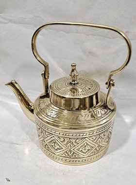 新疆民族特色手工艺玉石镶嵌茶具