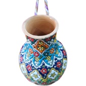 吊花瓶特色花瓶壶伊朗手工艺品颜色随机厂家直销土陶手绘Y25